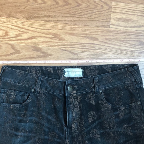 Free people batik pattern flare jean. - Picture 7 of 8